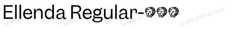 Ellenda Regular字体转换